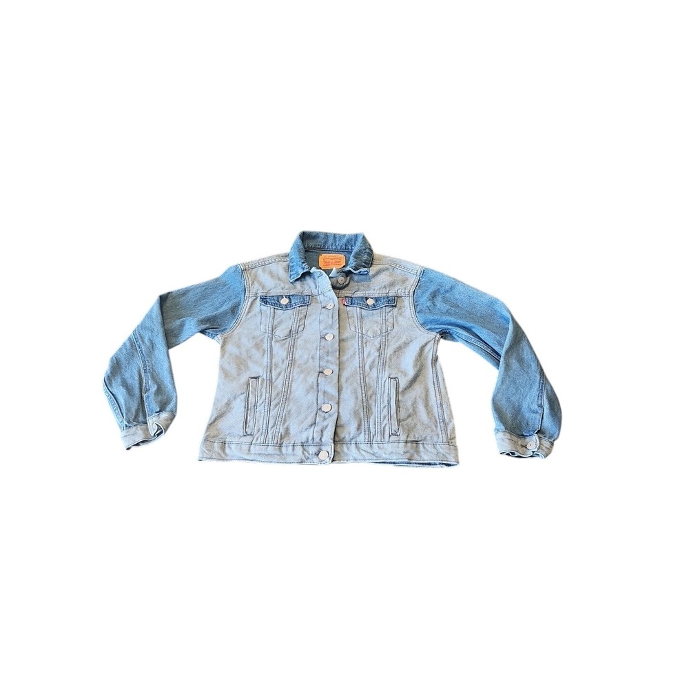Levi's Kids‎ Girl's Blue Denim Jean Jacket MSRP $64 Size XL